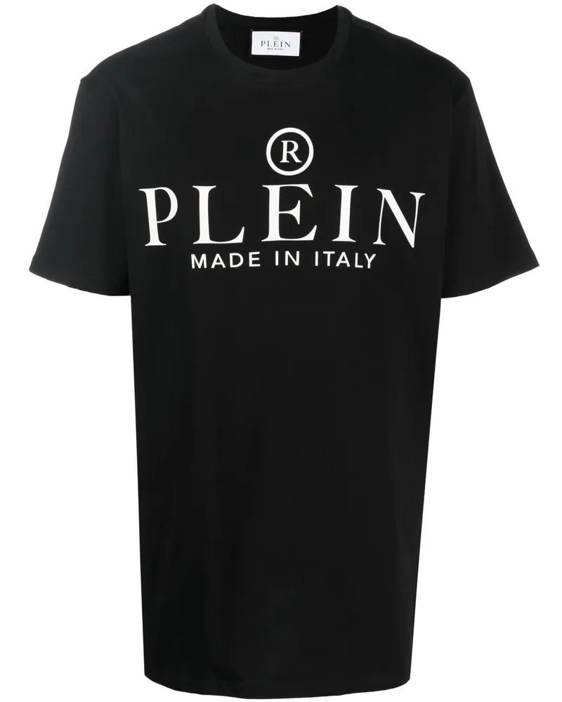 Philipp Plein T-Shirt mit Logo-Print - Schwarz Schwarz