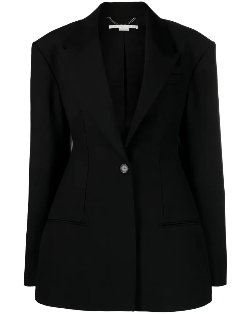 Stella McCartney Taillierter Blazer - Schwarz Schwarz