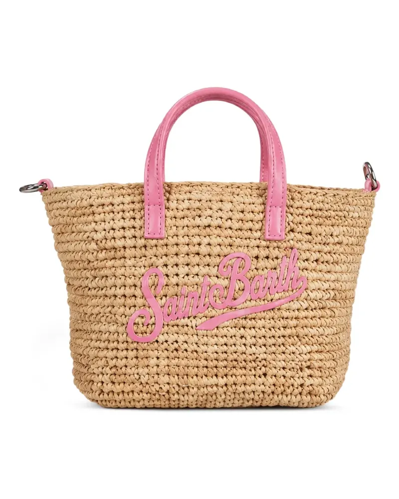 MC2 Saint Barth Shopper aus Bast - Nude Nude