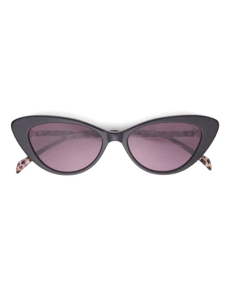 Maje animal-print cat-eye sunglasses - Schwarz Schwarz