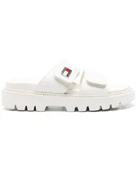 Tommy Hilfiger Sandalen mit Logo-Schild Weiß