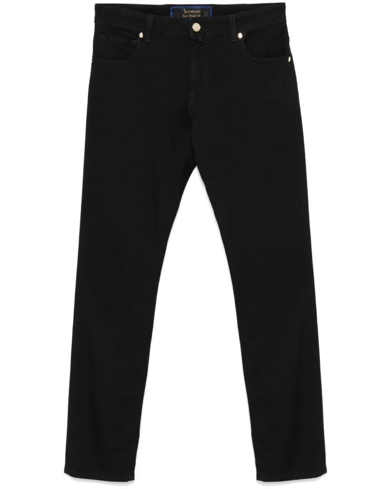 Billionaire Schmale Jeans - Schwarz Schwarz