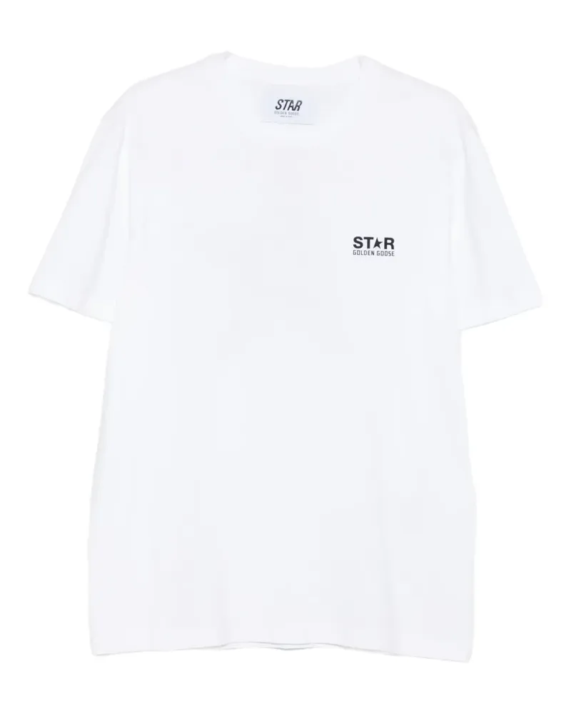 Golden Goose T-Shirt mit Stern-Logo - Weiß Weiß