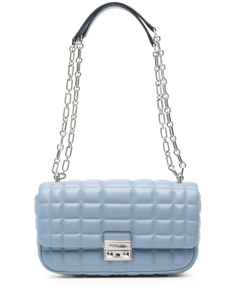 Michael Kors Große Tribeca Schultertasche - Blau Blau