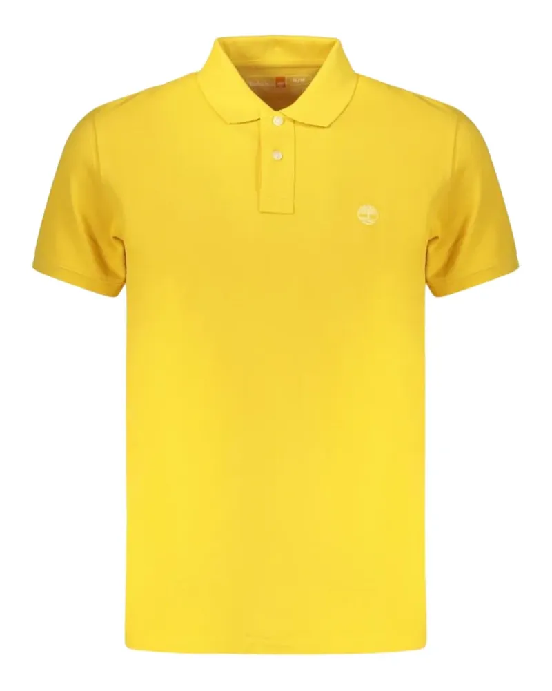 Timberland Poloshirt mit Logo-Stickerei - Gelb Gelb