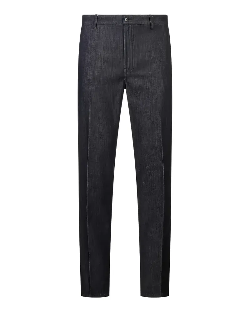 Canali straight-leg tailored trousers - Blau Blau