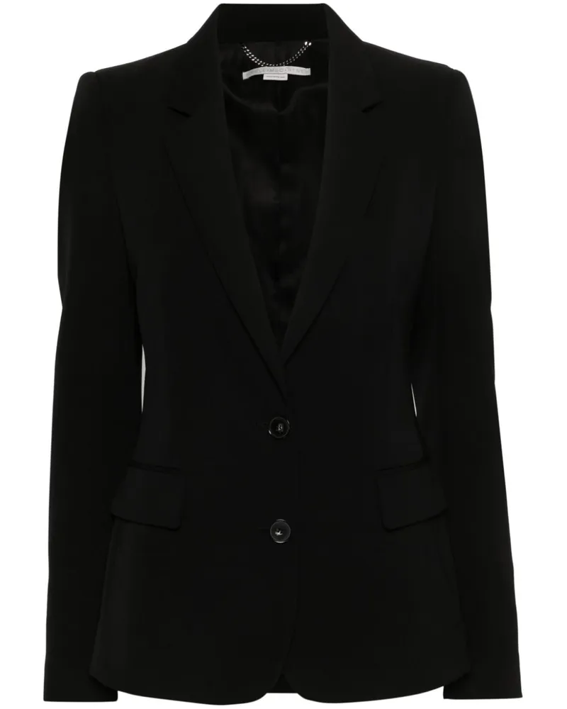 Stella McCartney Einreihiges Sakko - Schwarz Schwarz