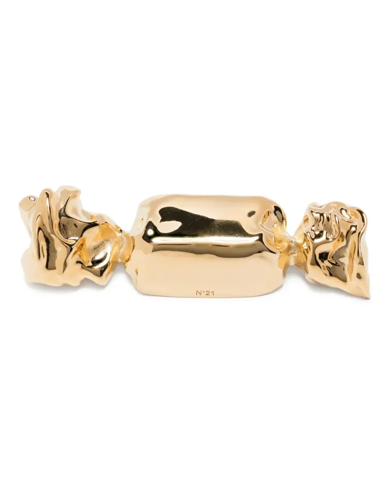 N° 21 Gewickelte Brosche - Gold Gold