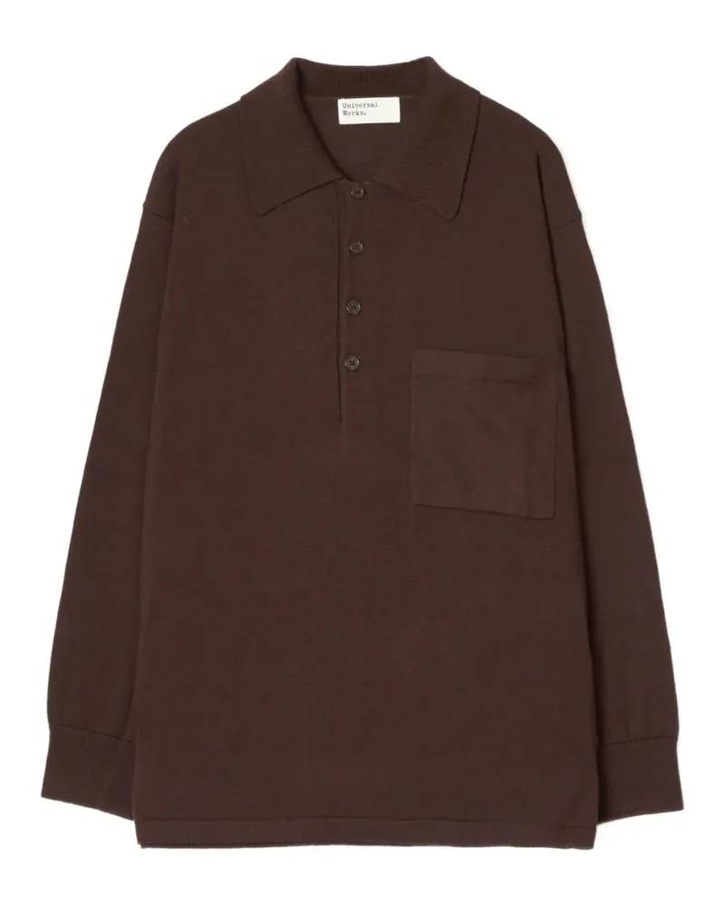 Universal Works Geknöpfter Pullover - Braun Braun