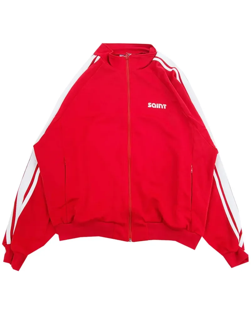 SAINT MXXXXXX Sportjacke mit Logo-Stickerei - Rot Rot
