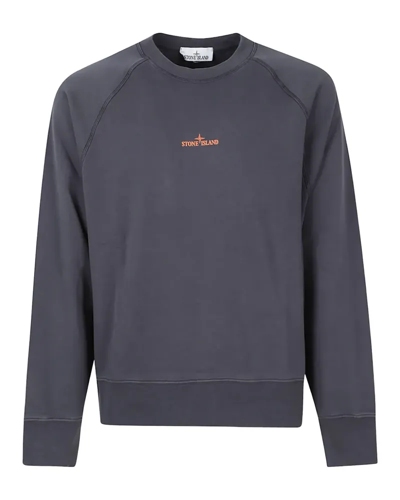 Stone Island Pullover mit Logo-Stickerei - Grau Grau