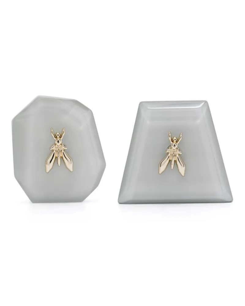 Patrizia Pepe Ohrclips mit Fly-Motiv - Grau Grau