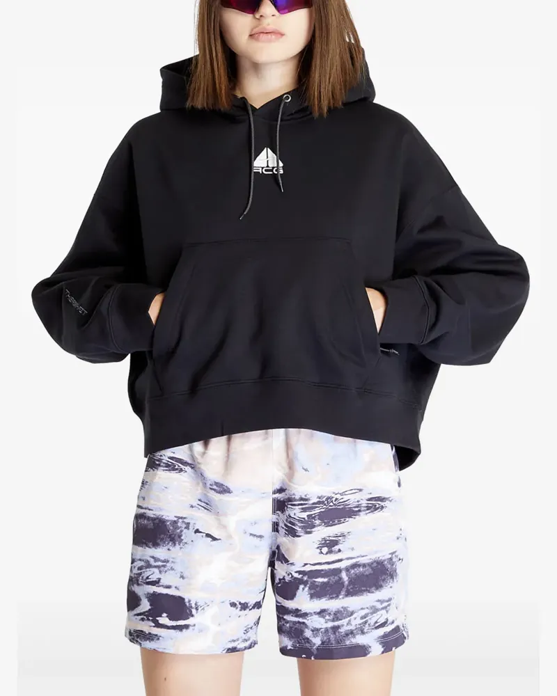 Nike ACG Fleece-Hoodie - Schwarz Schwarz