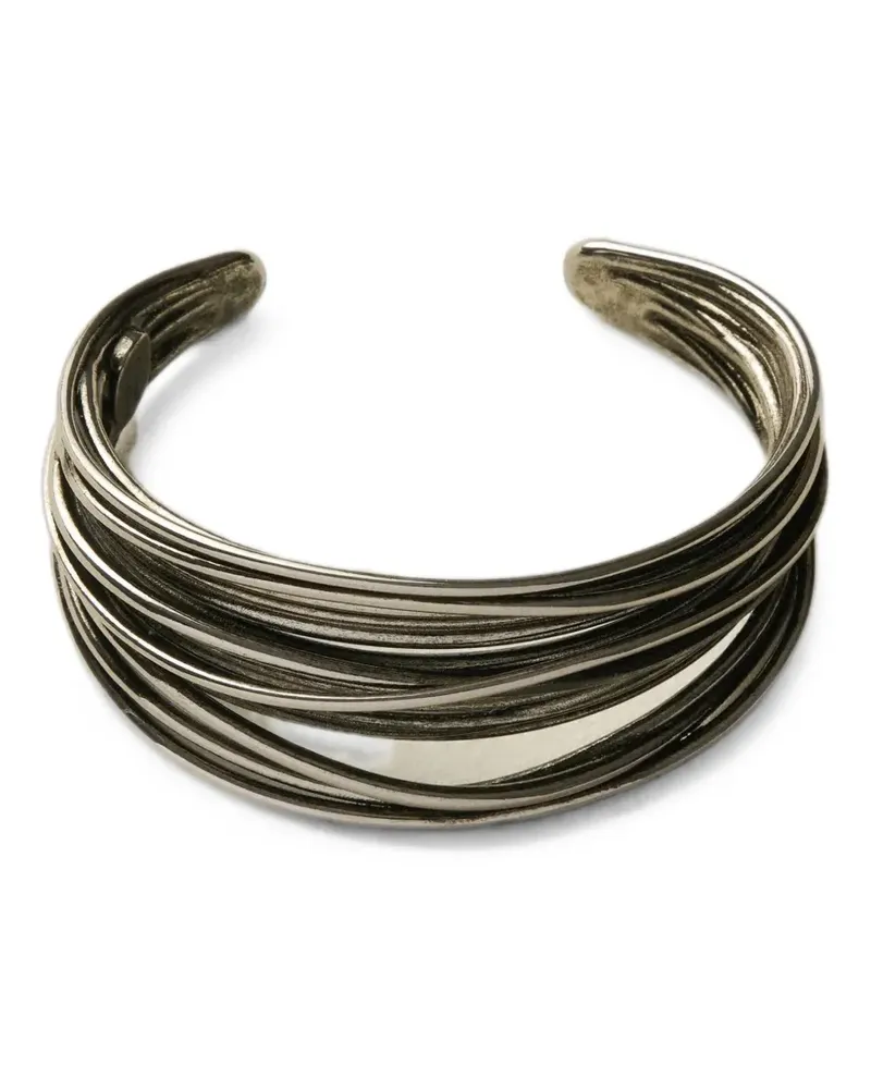 PANCONESI multi-strand cuff bracelet - Grau Grau
