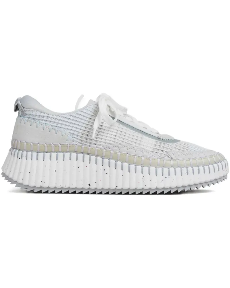 Chloé Nama Sneakers mit Mesh-Einsätzen - Grau Grau
