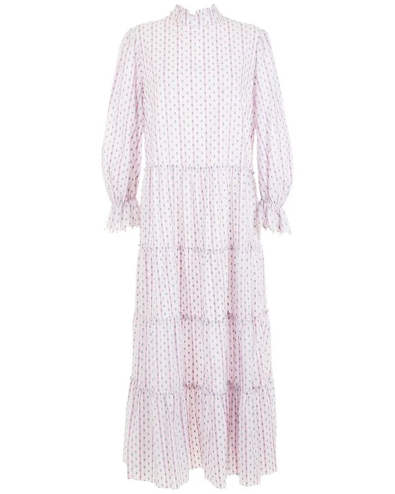 OLYMPIAH Flocos Kleid - Nude Nude