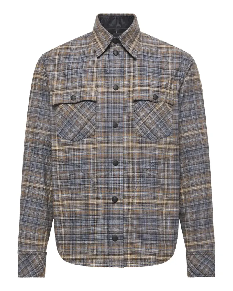Moncler Kariertes Hemd - Blau Blau