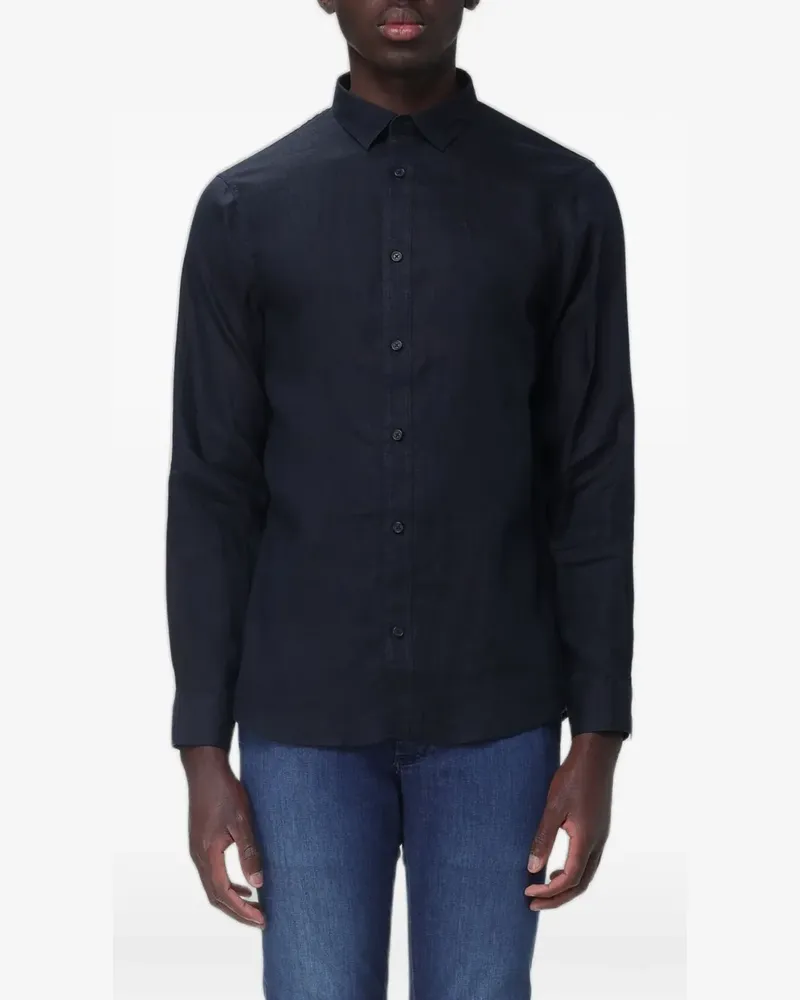 Emporio Armani linen shirt - Blau Blau