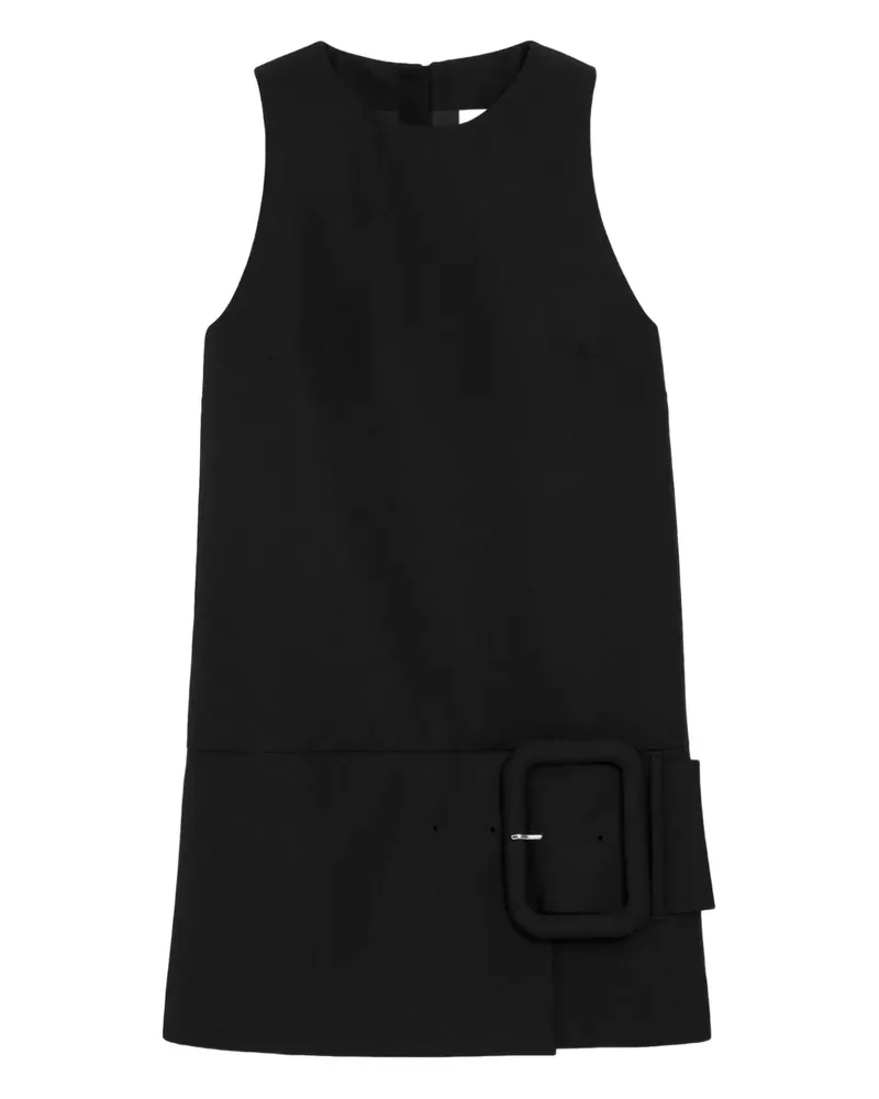 AMI Paris Minikleid mit Gürtel - Schwarz Schwarz