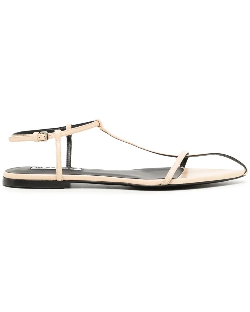 Jil Sander Flache Riemchensandalen - Nude Nude