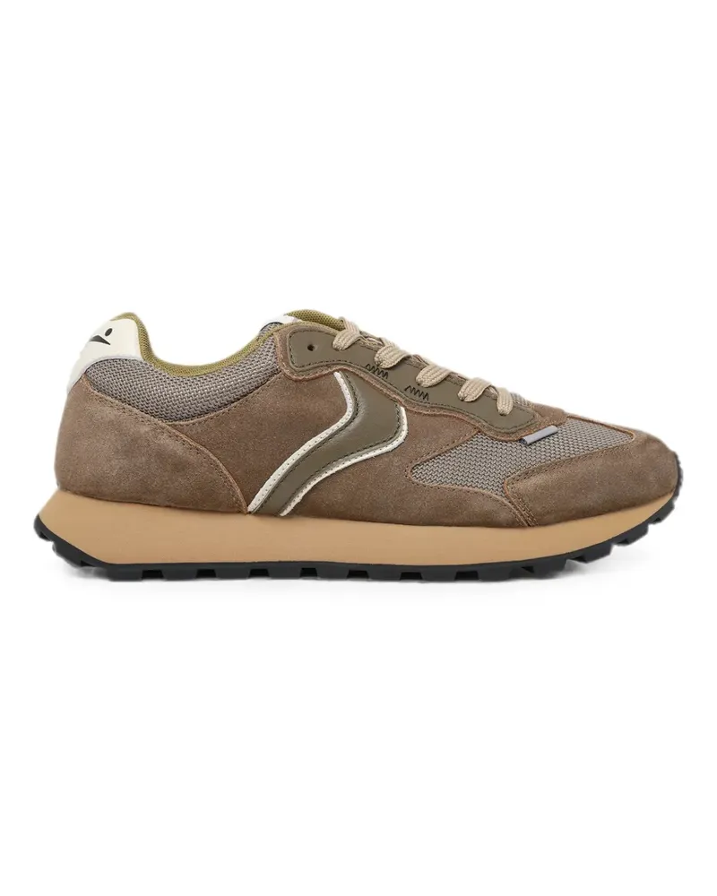 Voile Blanche Sneakers mit Einsätzen - Braun Braun