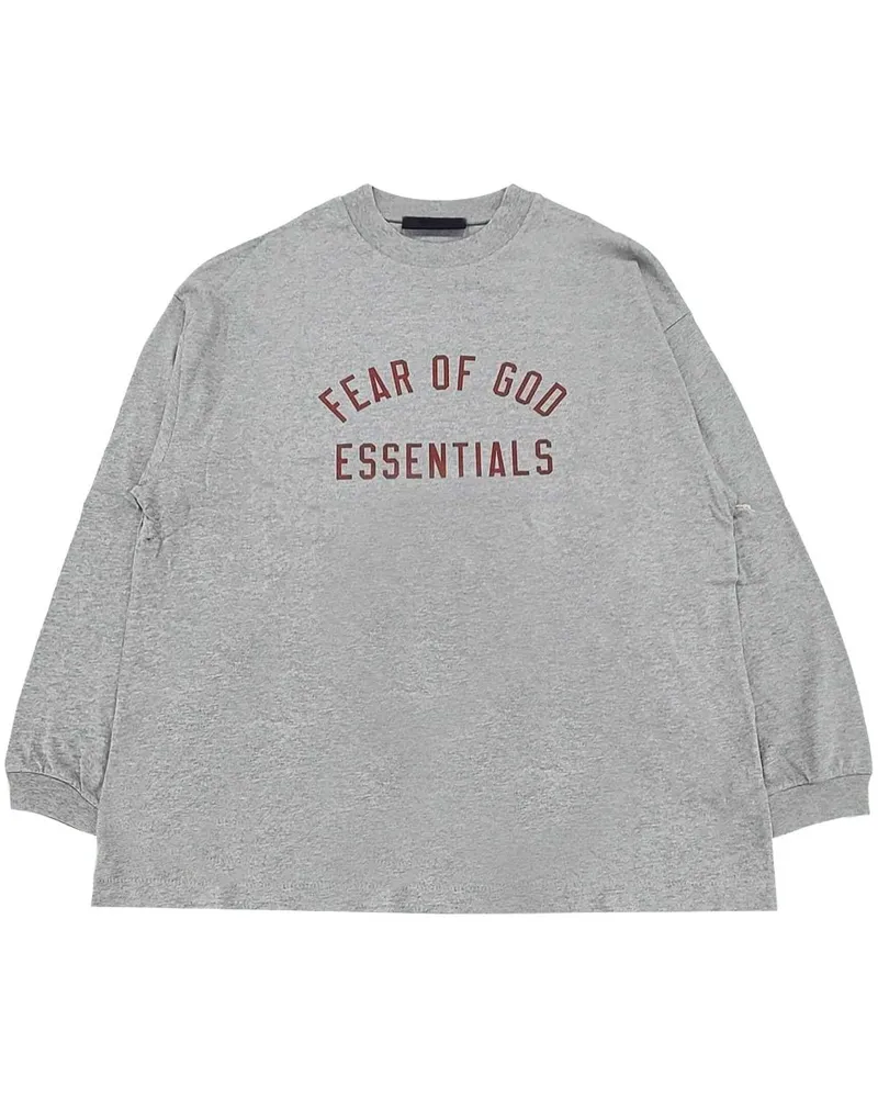 Fear of God T-Shirt mit Logo - Grau Grau