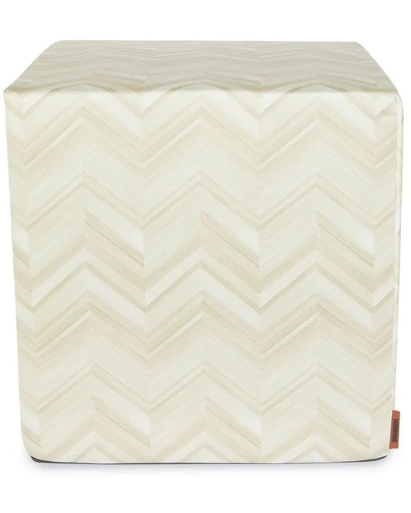 Missoni Home Layers Inlay Hocker Nude