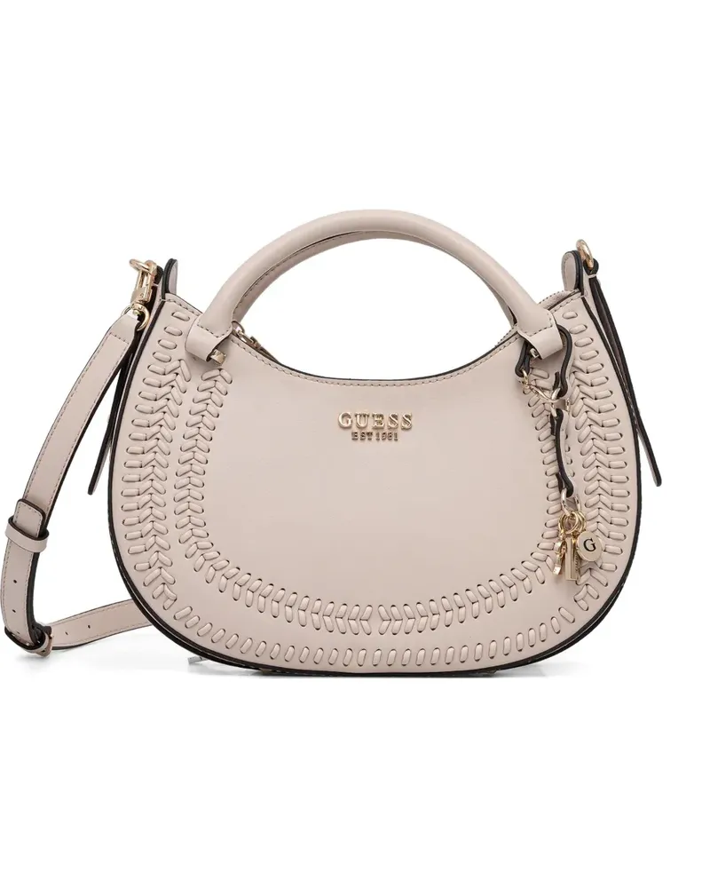 Guess Tatum Tote Bag mit Anhängerdetail - Nude Nude