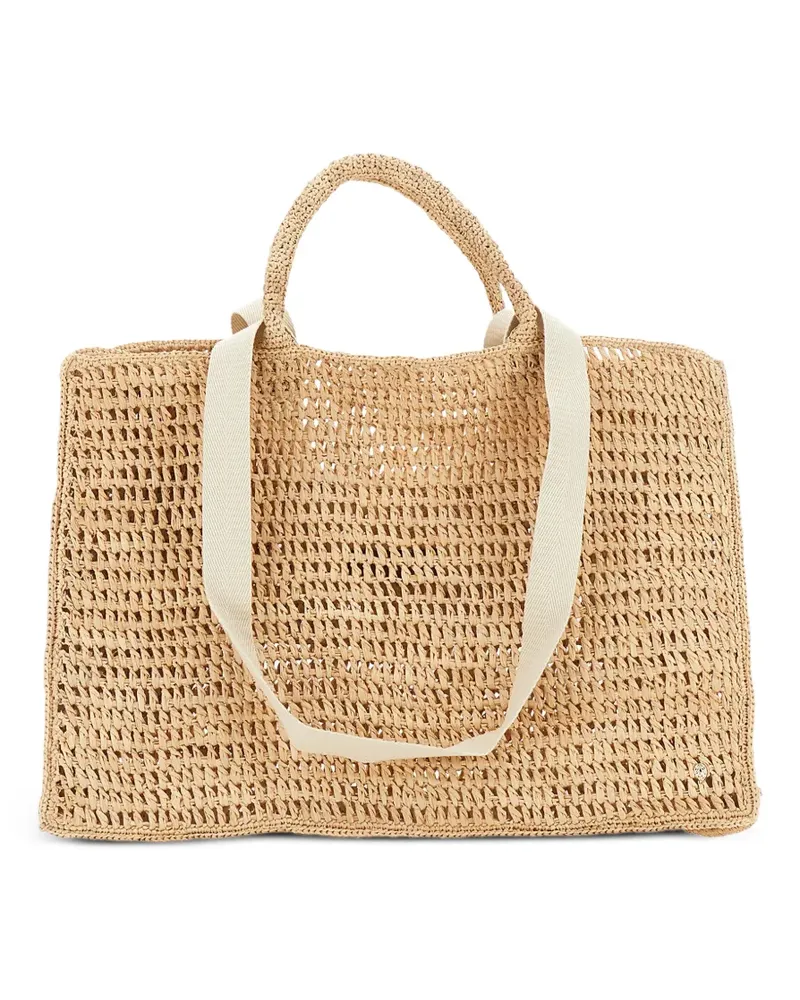 Helen Kaminski Gewebter Anika Tote Bag - Nude Nude