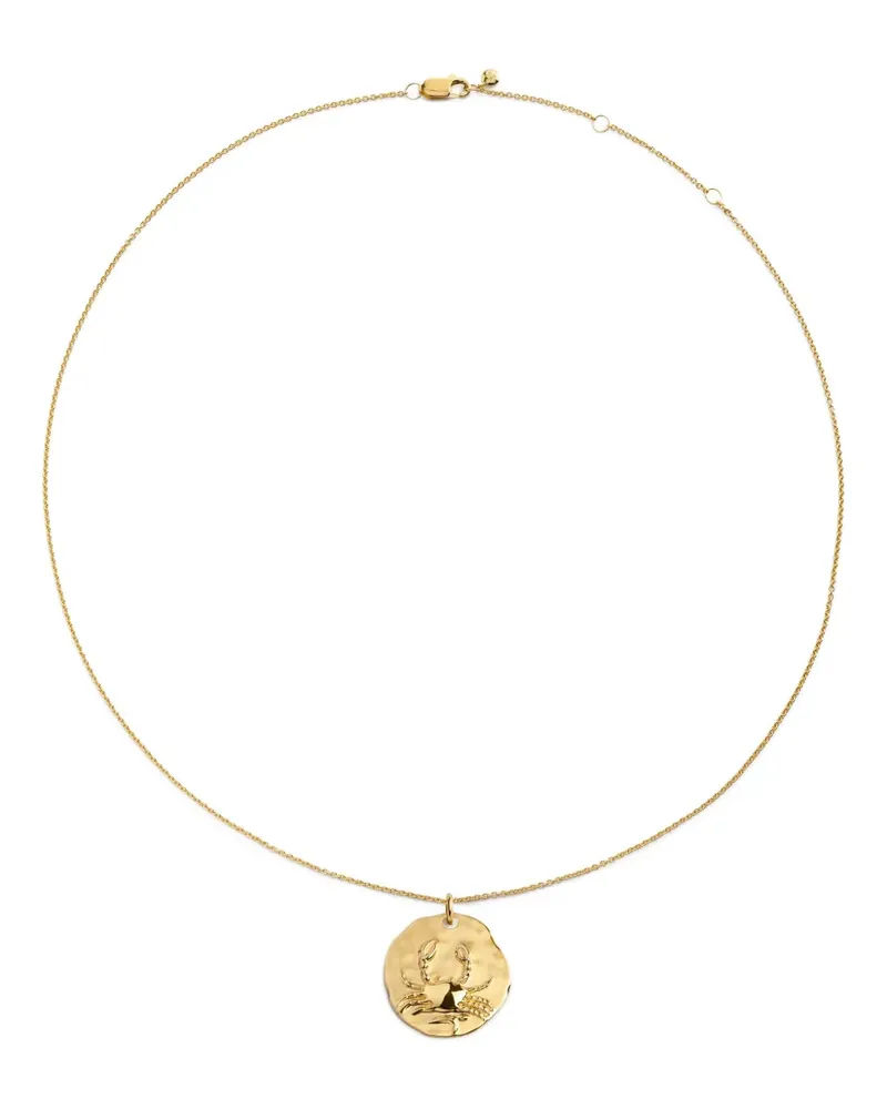Monica Vinader GP Zodiac Cancer Halskette - Gold Gold