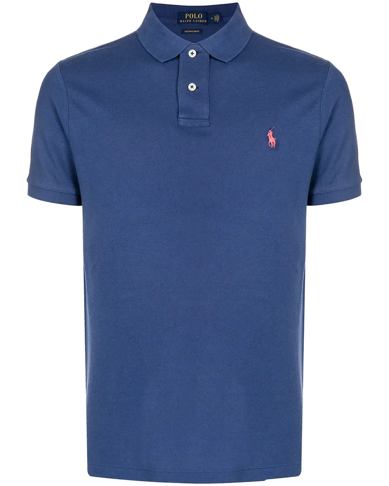 Ralph Lauren Poloshirt mit Logo-Stickerei - Blau Blau