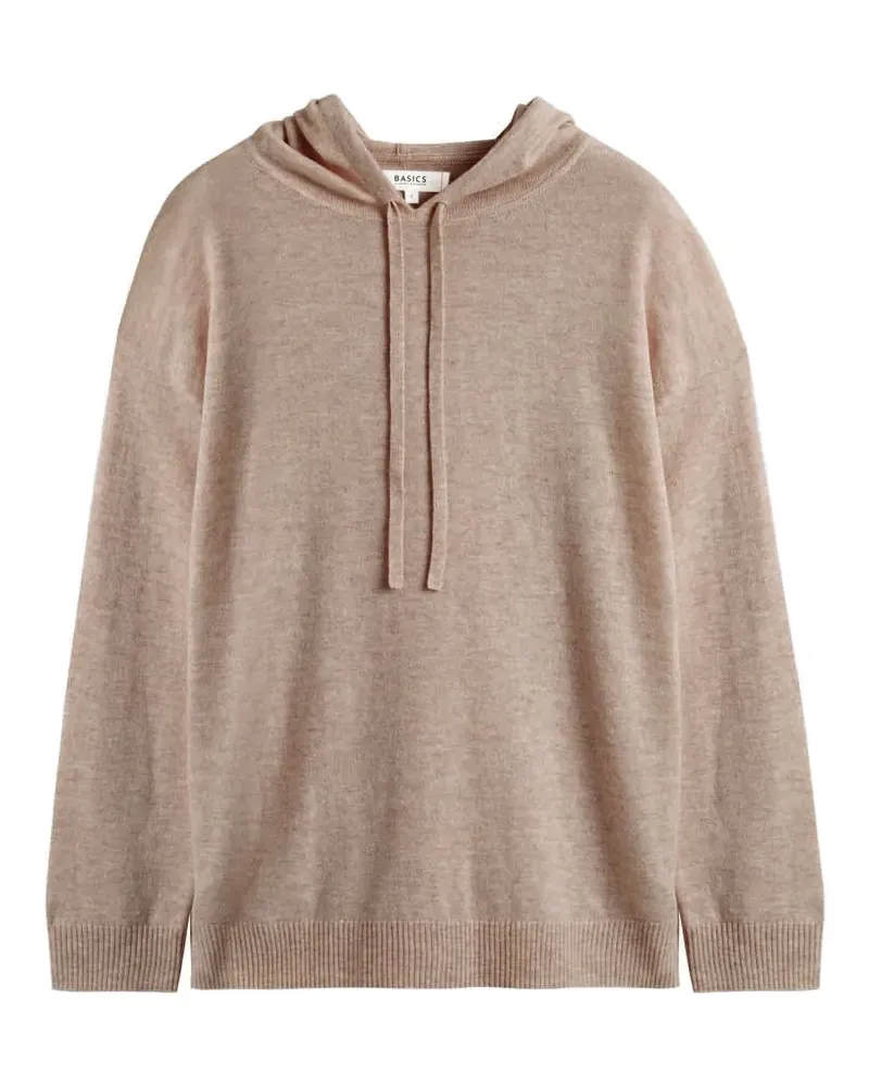 Chinti & Parker Gerippter Kapuzenpullover - Nude Nude