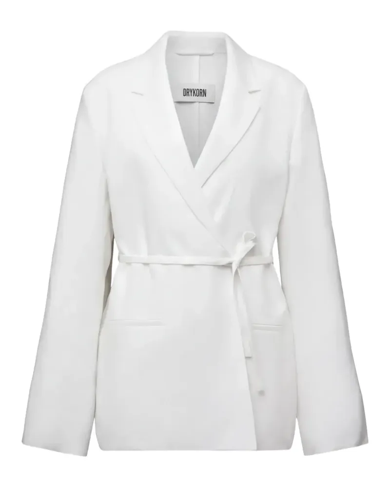 Drykorn Wincham belted wrap blazer - Weiß Weiß