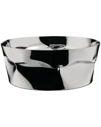 Alessi Compressioni Servierschale (24,5cm x 10cm Silber