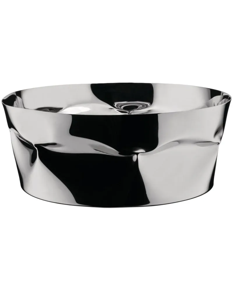 Alessi Compressioni Servierschale (24,5cm x 10cm) - Silber Silber