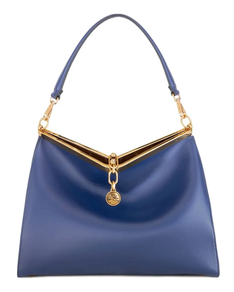 Etro Mittelgroße Schultertasche - Blau Blau
