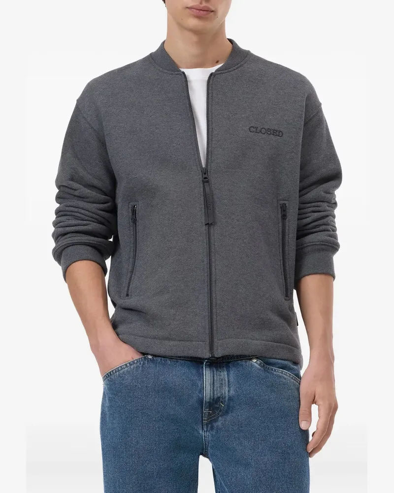 Closed Pullover mit Reißverschluss - Grau Grau
