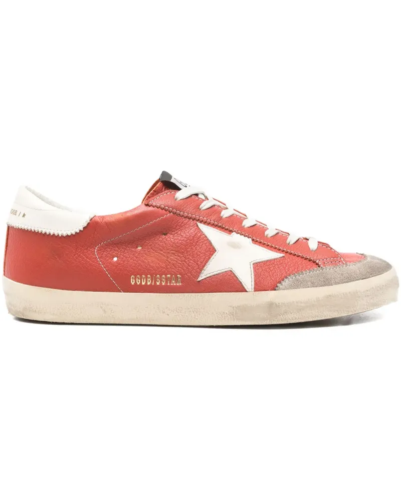 Golden Goose Sneakers mit Stern-Patch - Orange Orange