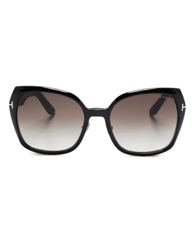 Tom Ford Plum cat-eye sunglasses - Schwarz Schwarz