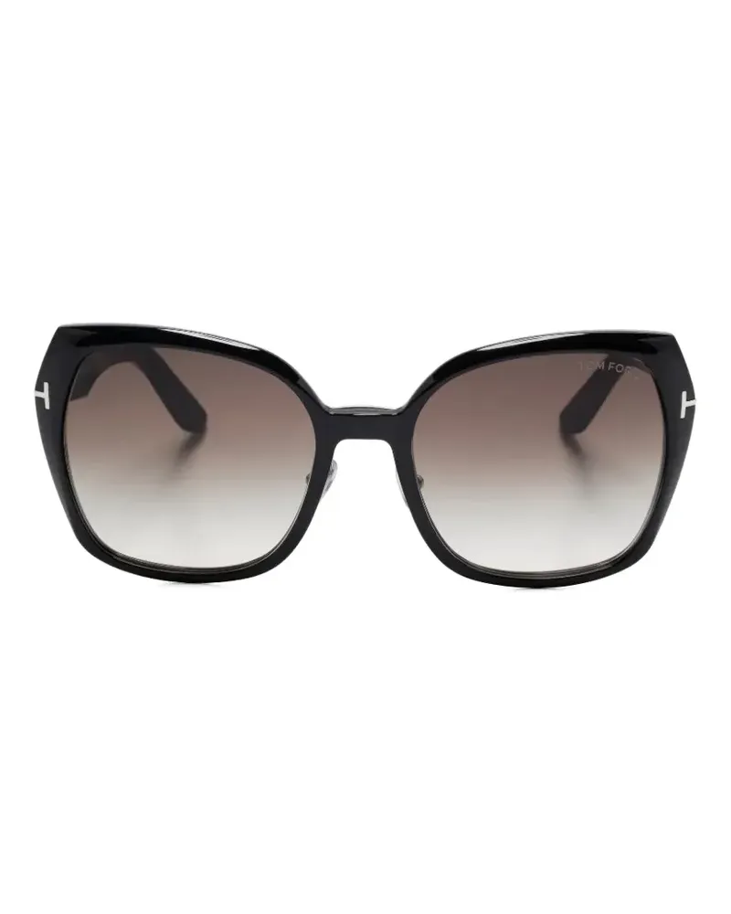 Tom Ford Plum cat-eye sunglasses - Schwarz Schwarz