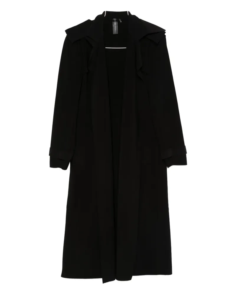 Norma Kamali belted coat - Schwarz Schwarz