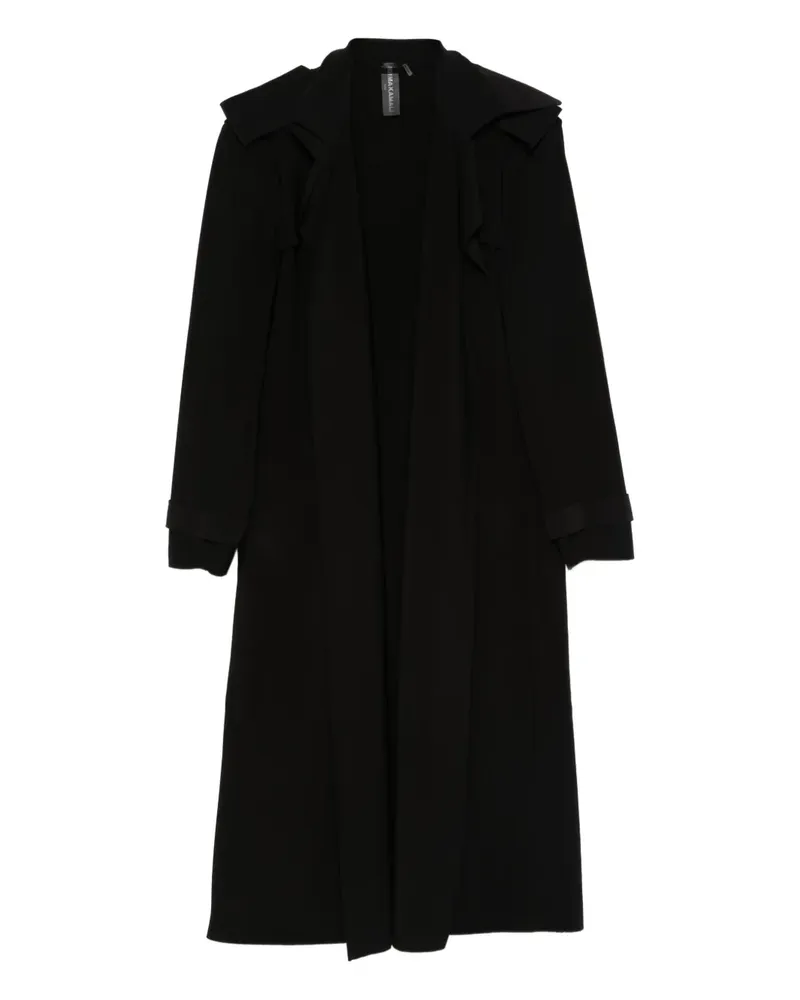 Norma Kamali belted coat - Schwarz Schwarz