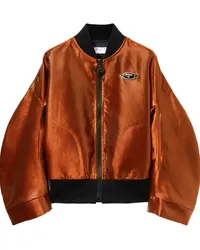 Emilio Pucci Bomberjacke mit Logo-Schild Orange