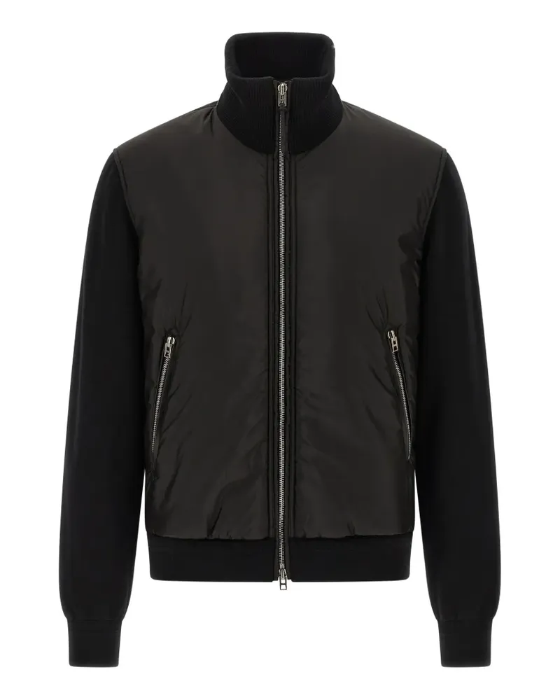 Tom Ford padded merino wool bomber jacket - Schwarz Schwarz