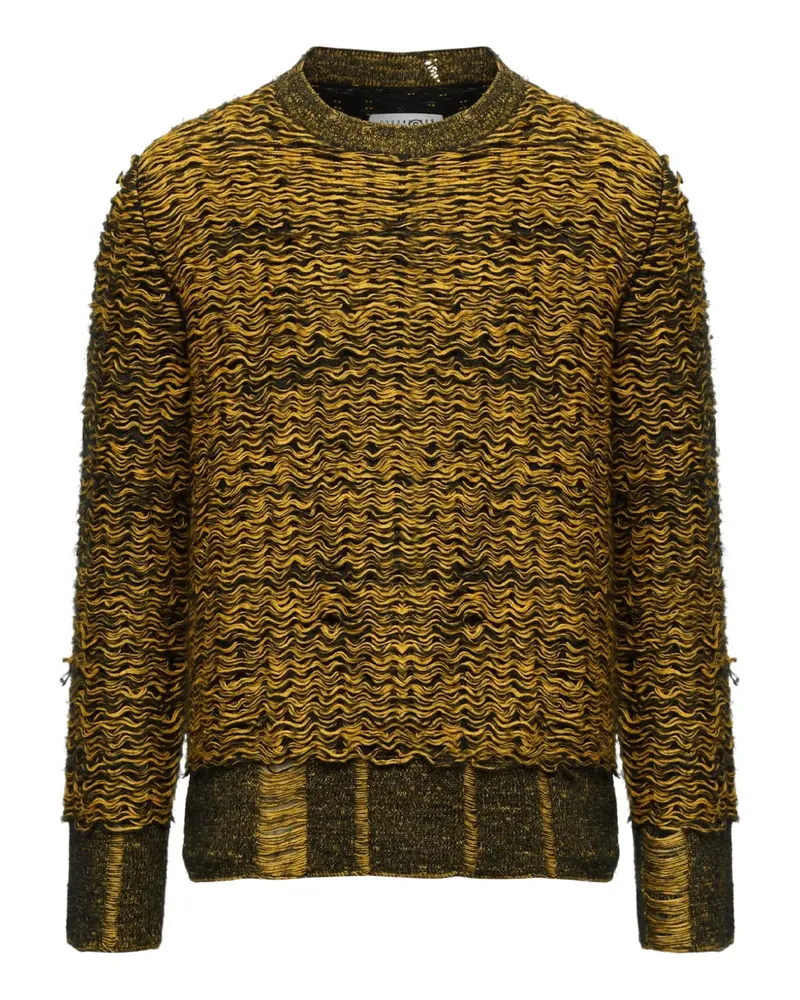 Maison Margiela Strukturierter Pullover - Braun Braun