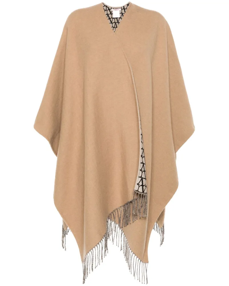 Valentino Garavani Toile Iconographe Cape - Braun Braun
