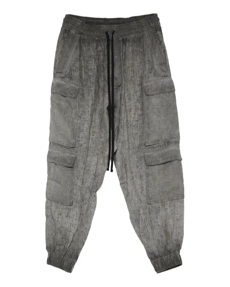 THOM KROM drawstring cargo pants - Grau Grau