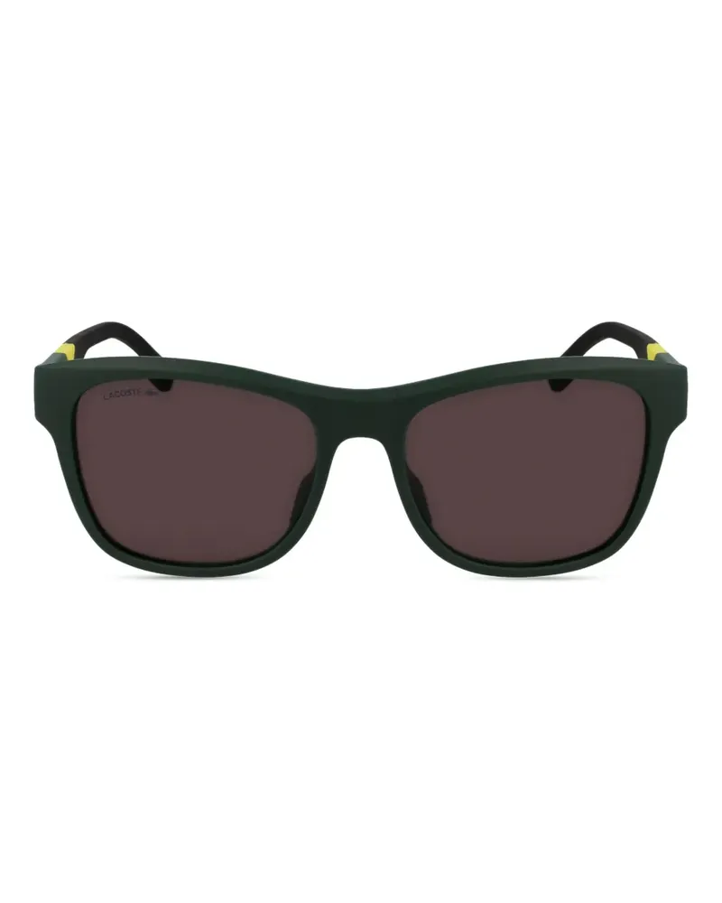 Lacoste Sonnenbrille mit Logo-Print - Schwarz Schwarz