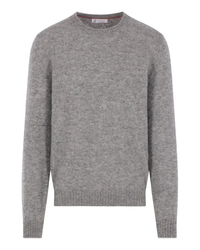 Brunello Cucinelli crew-neck knitted sweater - Grau Grau