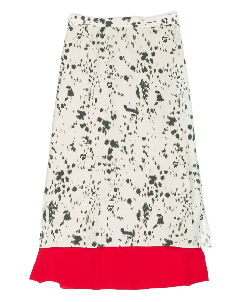 BIMBA Y LOLA Rock mit Muster - Nude Nude